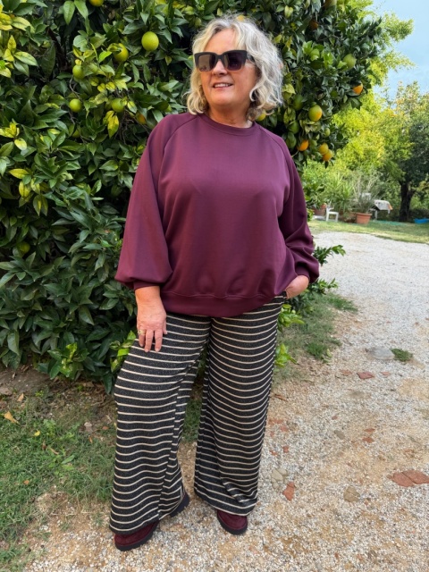 Bluza Delii Mooij burgund
