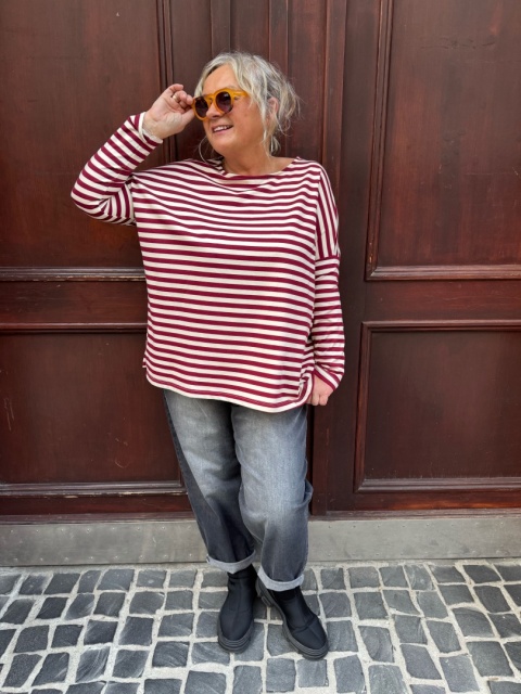 Bluza PELA Sun Sun burgund