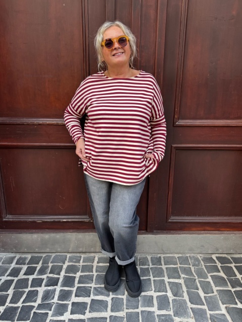 Bluza PELA Sun Sun burgund