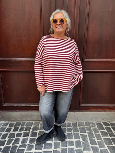 Bluza PELA Sun Sun burgund