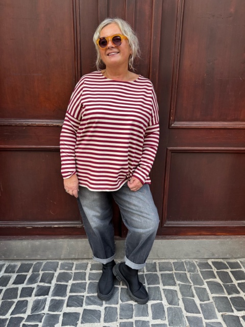 Bluza PELA Sun Sun burgund