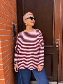 Bluza PELA Sun Sun burgund