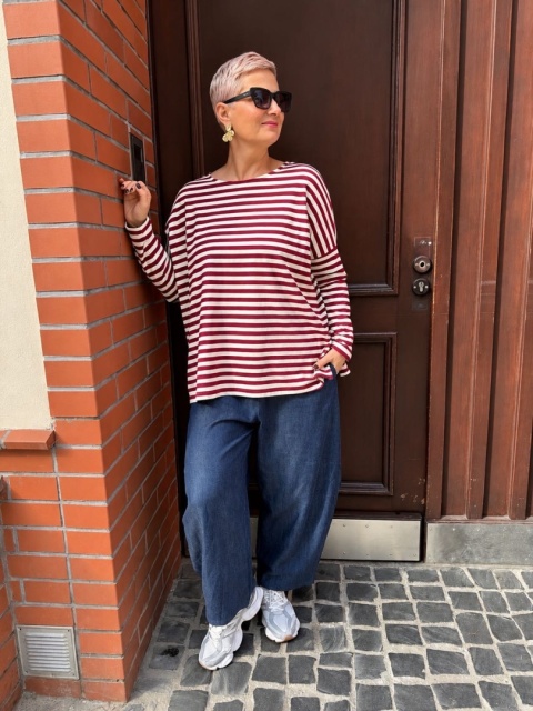 Bluza PELA Sun Sun burgund