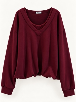 Bluza ZELIA Burro burgund