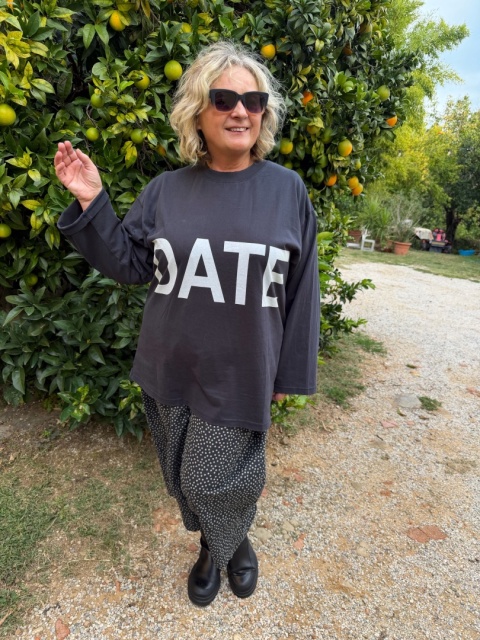 Bluzka longsleeve DATE Degrees grafit