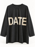 Bluzka longsleeve DATE Degrees czarna