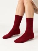 Skarpety Merino bordo