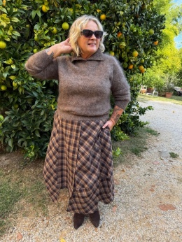 Spódnica VIVIENNE Burro brązy