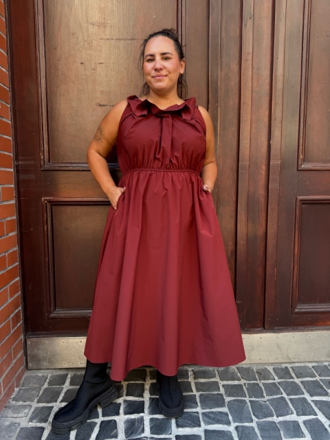 Sukienka Paloma terakota