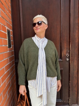 Sweter OPIO zielony