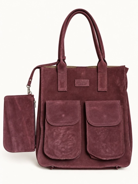 Torebka TOSCA Lether Cuntry burgund