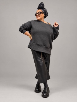 Bluza Viva Rivabella - swobodna forma w kategorii premium szara