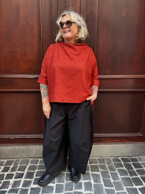 Bluzka Riviera Wendy Trendy - wyrazista faktura i swobodny krój