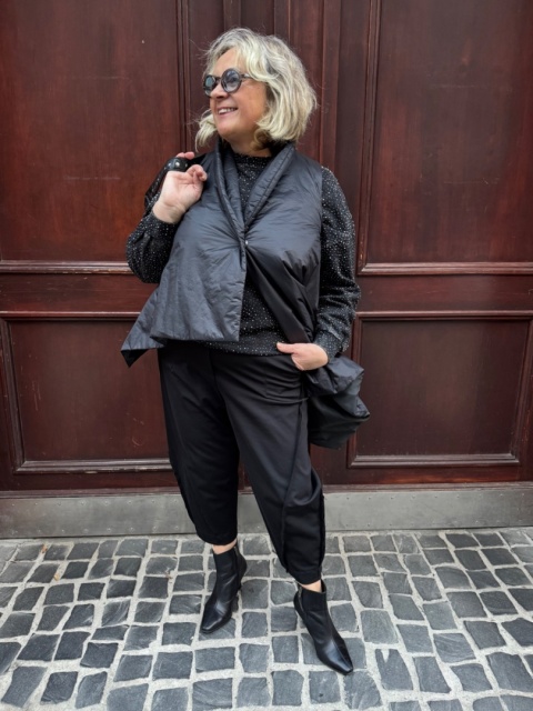 Spodnie Bandi Wendy Trendy - punto Milano w nowoczesnej formie