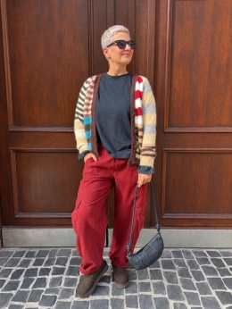 Sweter NINA paski 3