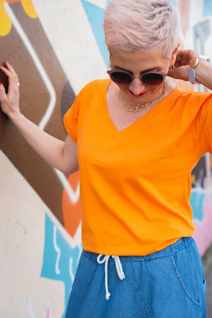 Bluzka Mila orange Bluzka Mila orange