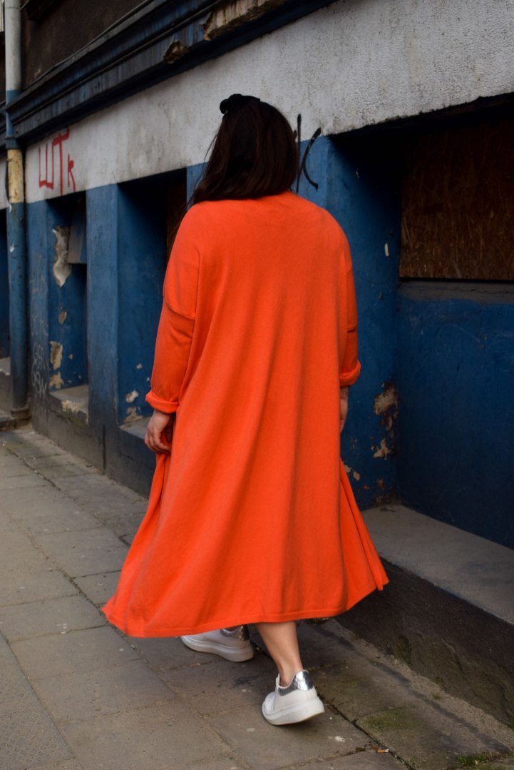 Sweter Kardigan Alaska long orange Sweter Kardigan Alaska long orange