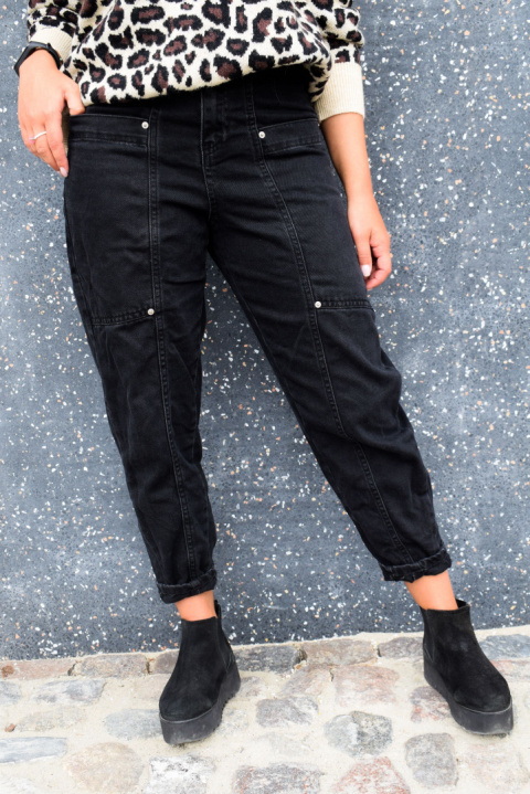 Spodnie Jeansy MEX czarne Spodnie Jeansy MEX czarne