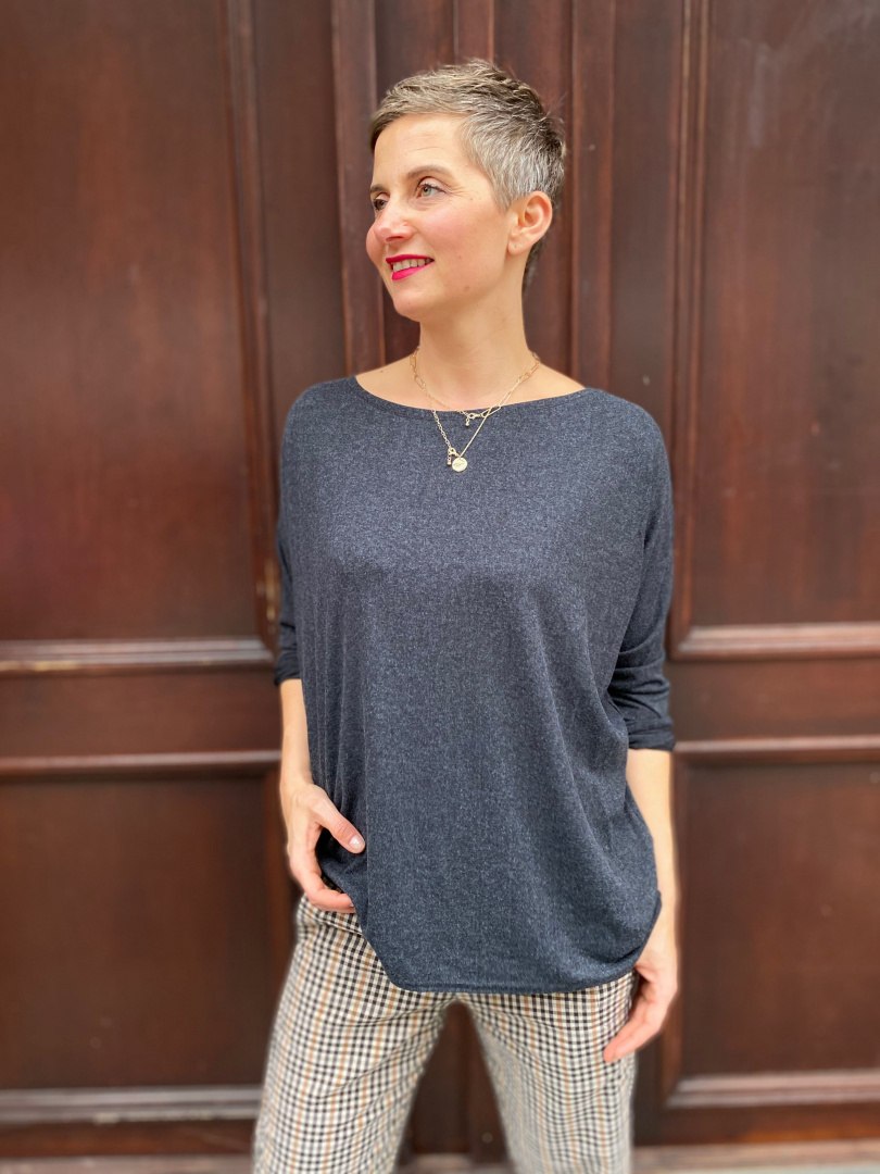 Bluzka BASIC Angora Taffi grafit Bluzka BASIC Angora Taffi grafit