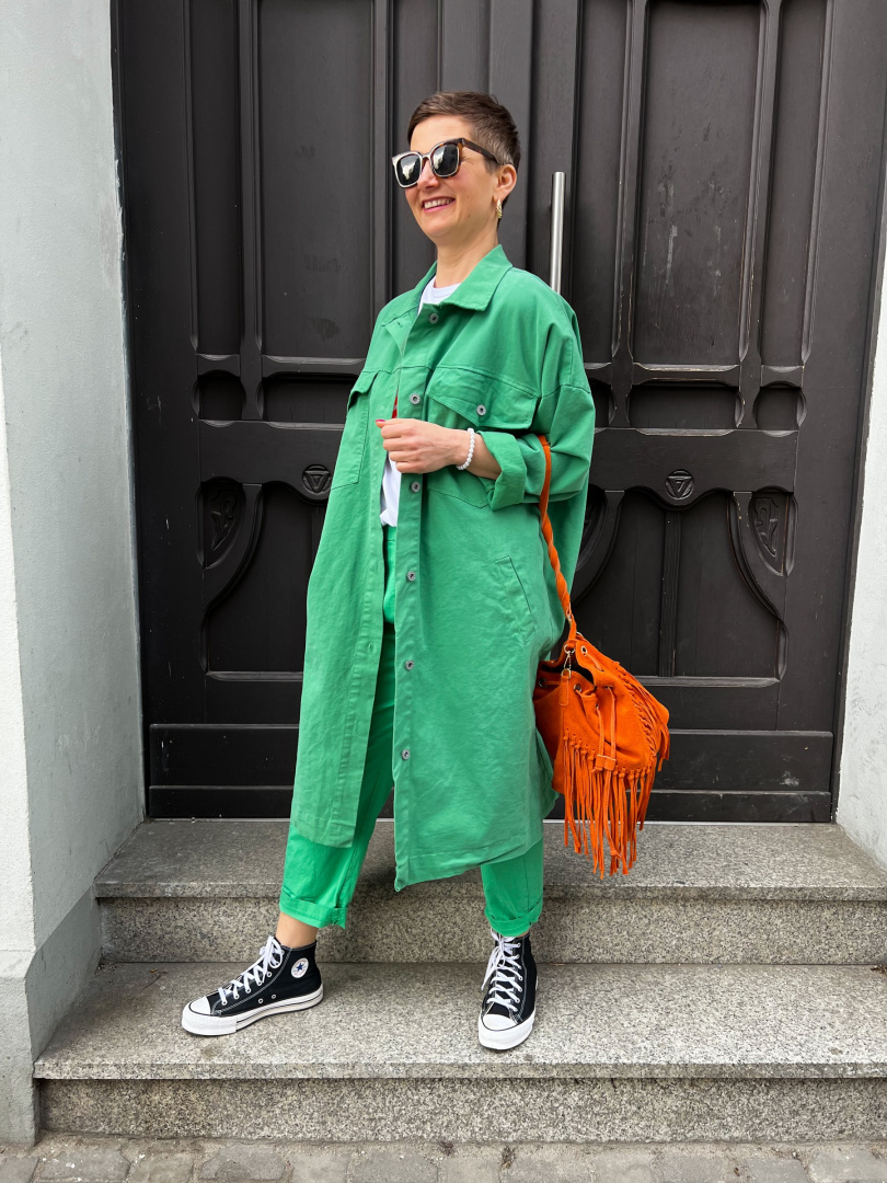 Spodnie TINA Wendy Trendy zieleń