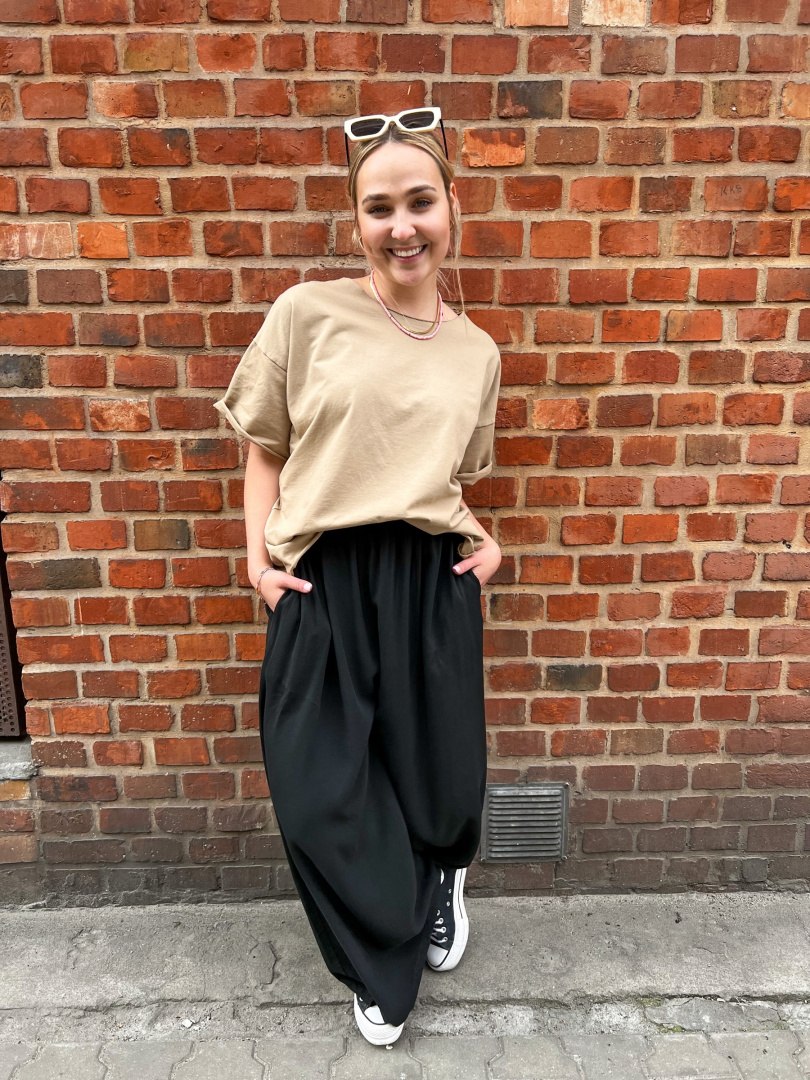 Bluzka Bluza FIDŻI kamel Wendy Trendy Bluzka Bluza FIDŻI kamel Wendy Trendy