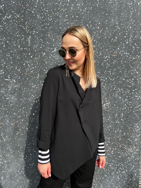 Żakiet POLO Wendy Trendy czarny Żakiet POLO Wendy Trendy czarny