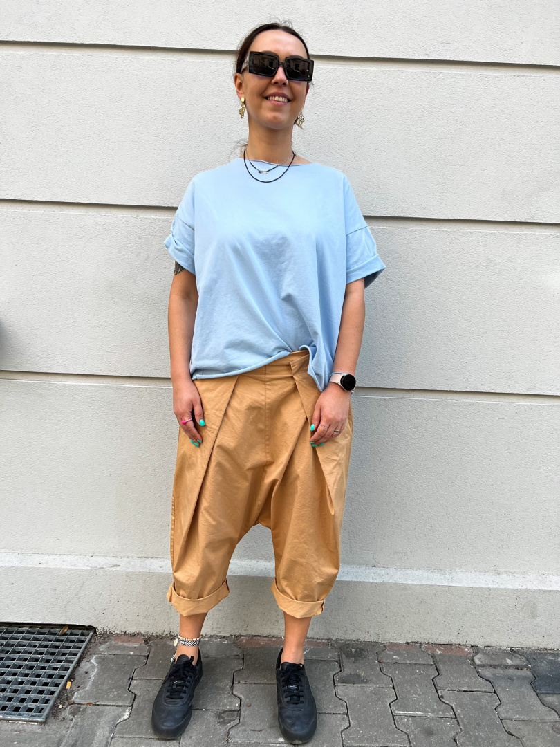 Bluzka Bluza FIDŻI błękit Wendy Trendy Bluzka Bluza FIDŻI błękit Wendy Trendy
