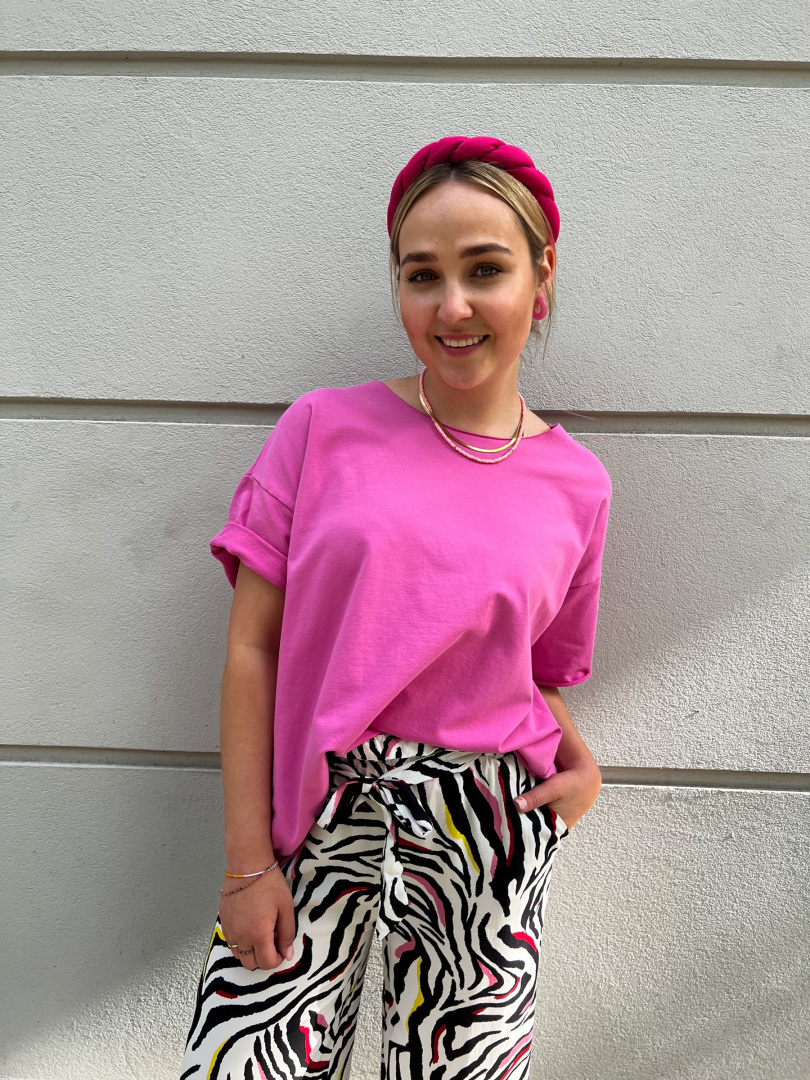 Bluzka Bluza FIDŻI pink Wendy Trendy Bluzka Bluza FIDŻI pink Wendy Trendy