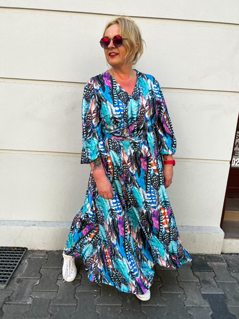 Sukienka SCARLET Taffi pióra Sukienka SCARLET Taffi pióra