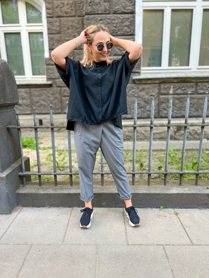 Bluzka koszula MISS czarna Wendy Trendy Bluzka koszula MISS czarna Wendy Trendy