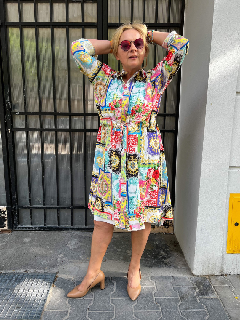 Sukienka ARJA Manilla patchwork Sukienka ARJA Manilla patchwork