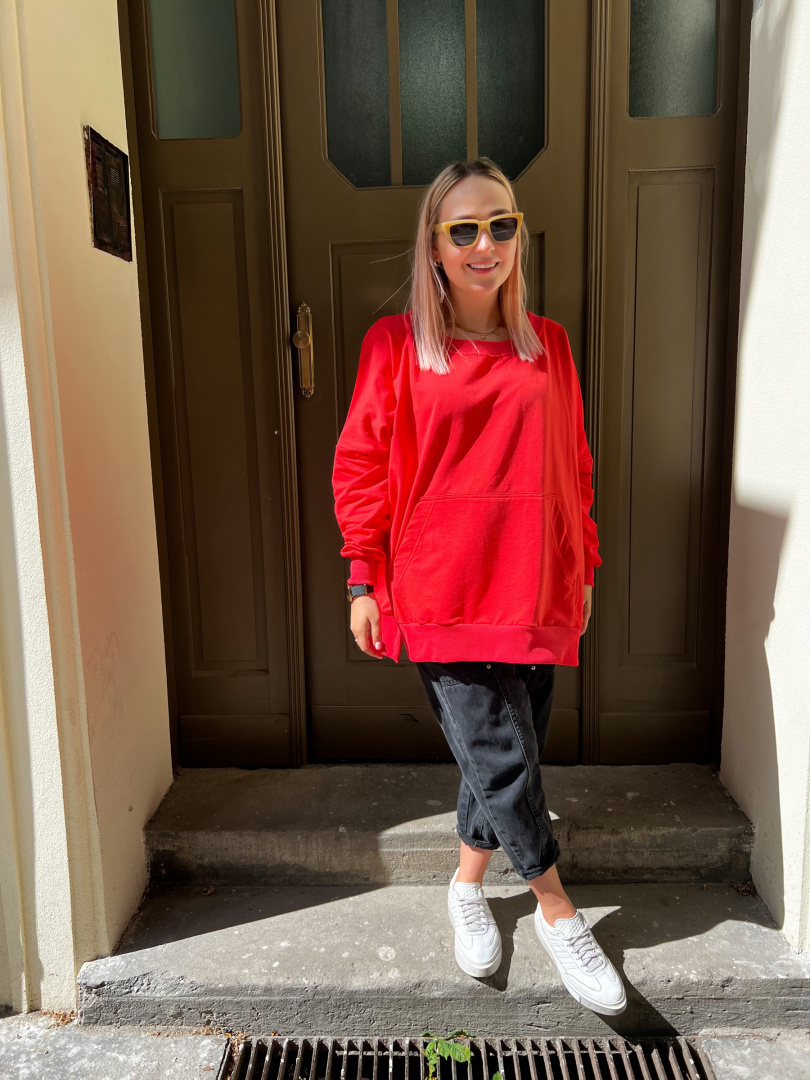 Bluza ROMA truskawka Bluza ROMA truskawka
