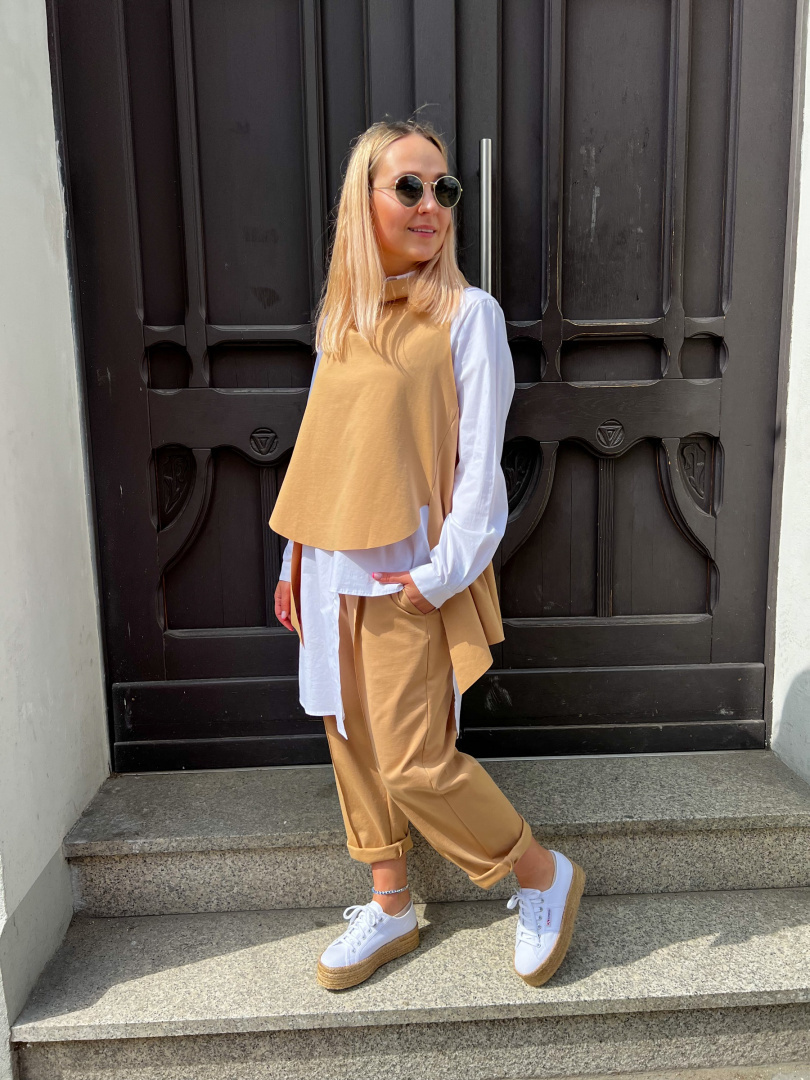 Kamizelka bluzka LIZBONA Wendy Trendy kamel Kamizelka bluzka LIZBONA Wendy Trendy kamel