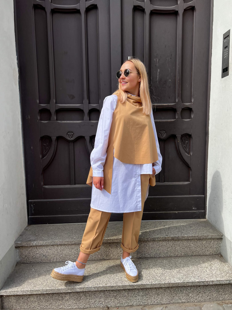 Kamizelka bluzka LIZBONA Wendy Trendy kamel Kamizelka bluzka LIZBONA Wendy Trendy kamel