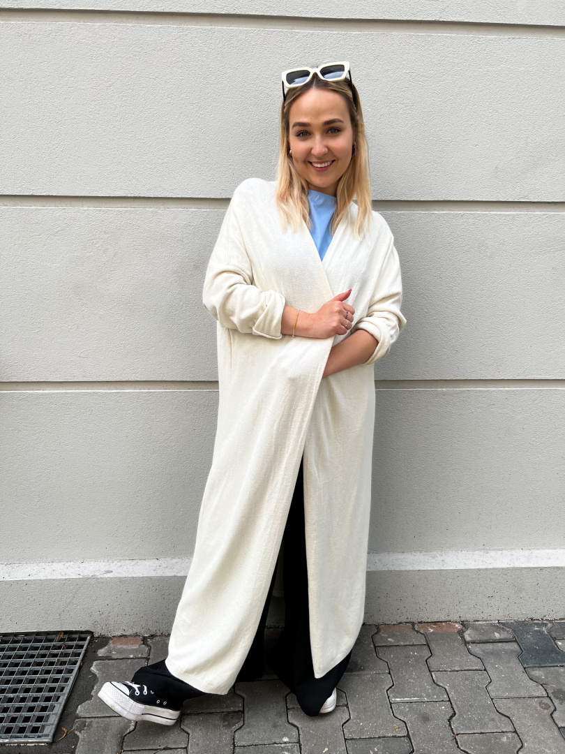 Sweter Kardigan ALASKA jasny beż Sweter Kardigan ALASKA jasny beż