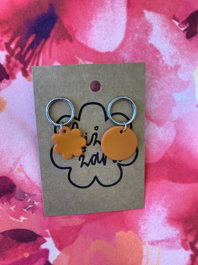 Kolczyki BIŻU ŻARU mini orange Kolczyki BIŻU ŻARU mini orange