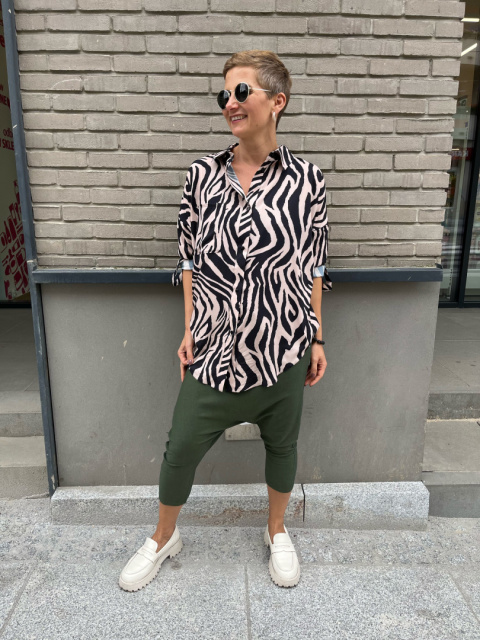 Spodnie baggy ERIE Wendy Trendy oliwka Spodnie baggy ERIE Wendy Trendy oliwka