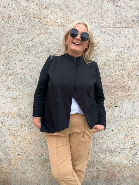Żakiet POLO Wendy Trendy czarny Żakiet POLO Wendy Trendy czarny