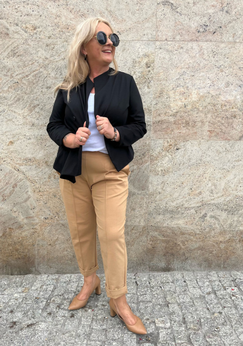 Żakiet POLO Wendy Trendy czarny Żakiet POLO Wendy Trendy czarny