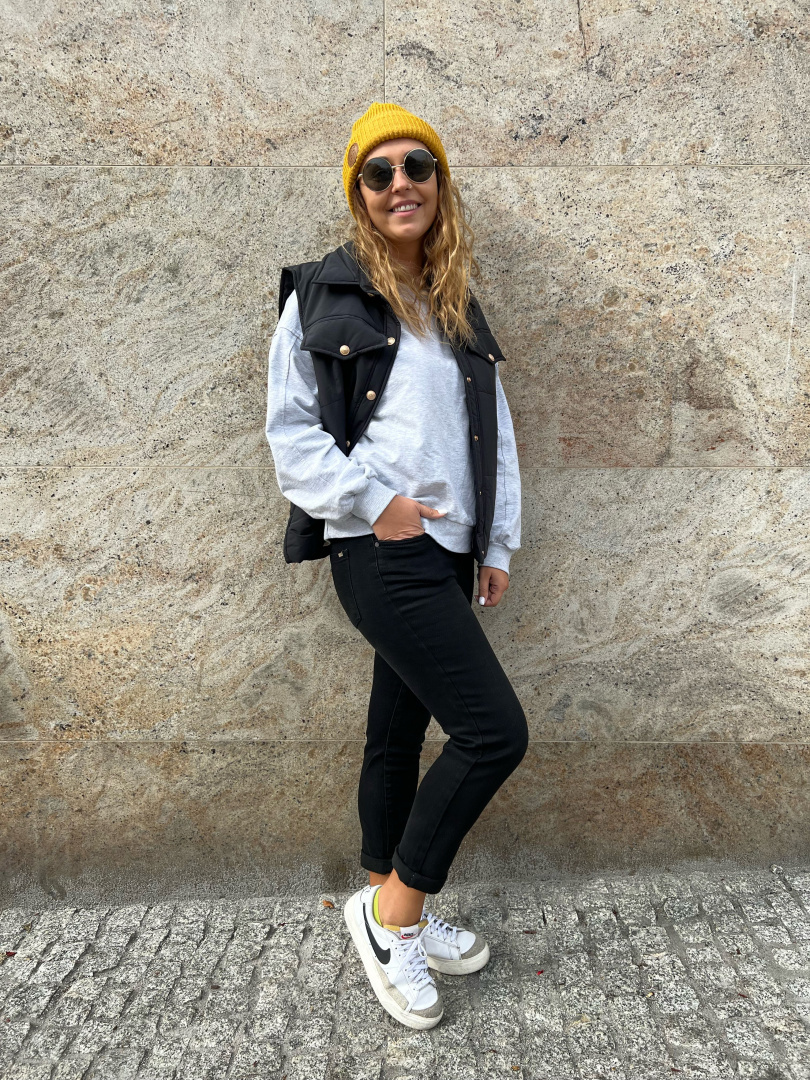 Bluza ZOJA szary melanż Bluza ZOJA szary melanż