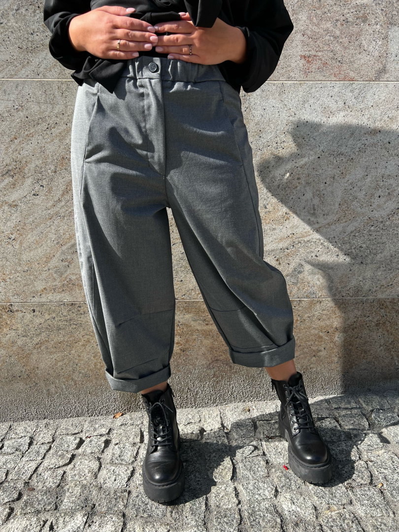 Spodnie LENON Wendy Trendy szare Spodnie LENON Wendy Trendy szare