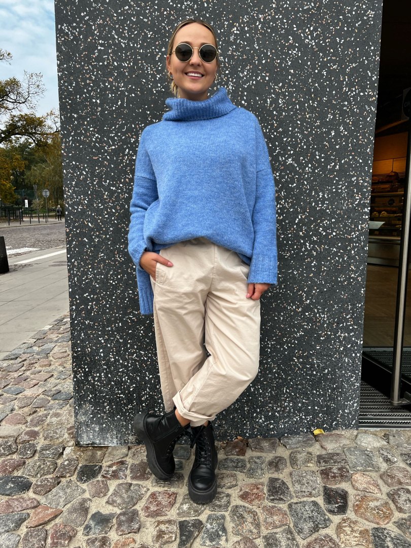 Sweter VERA baby blue Sweter VERA baby blue