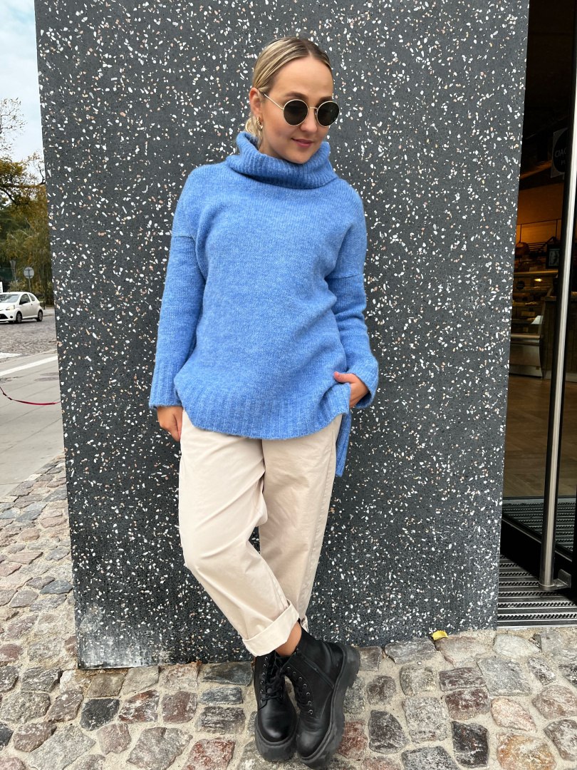 Sweter VERA baby blue Sweter VERA baby blue
