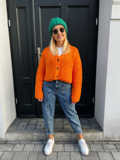 Sweter DIVI orange Sweter DIVI orange