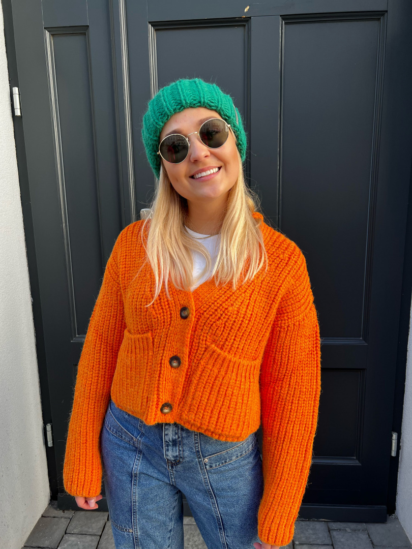 Sweter DIVI orange Sweter DIVI orange
