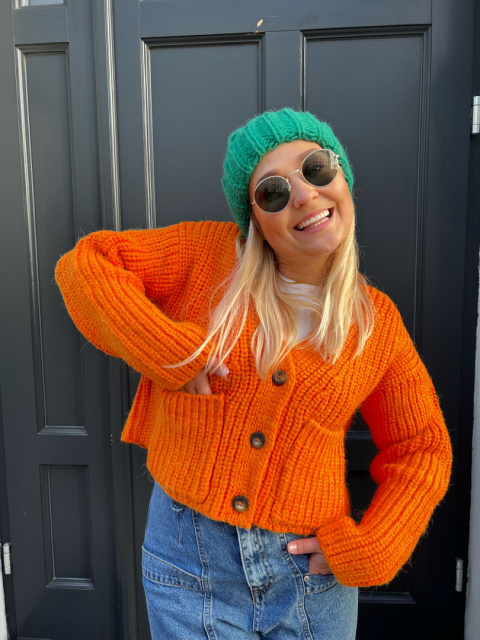 Sweter DIVI orange Sweter DIVI orange
