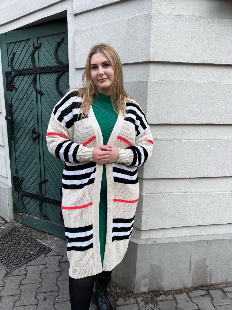 Sweter Kardigan BERNI beż Sweter Kardigan BERNI beż