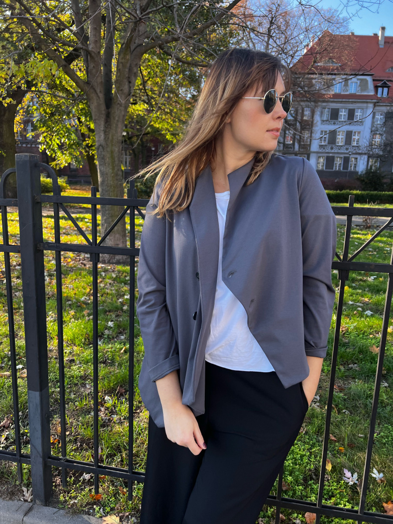 Żakiet POLO Wendy Trendy grafit Żakiet POLO Wendy Trendy grafit