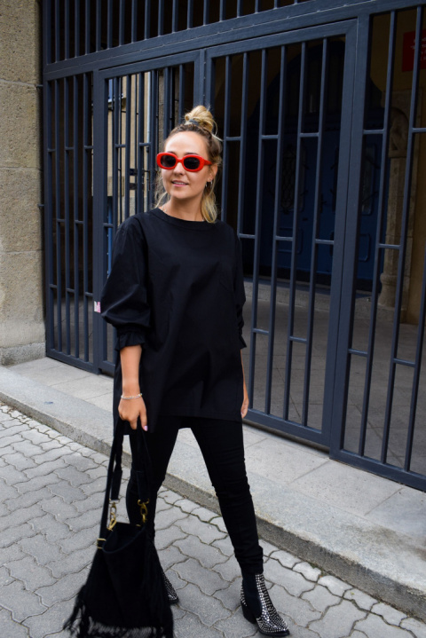 Spodnie Jeansy rurki Black Spodnie Jeansy rurki Black
