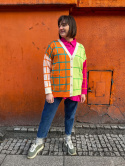 Sweter kardigan RIO orange